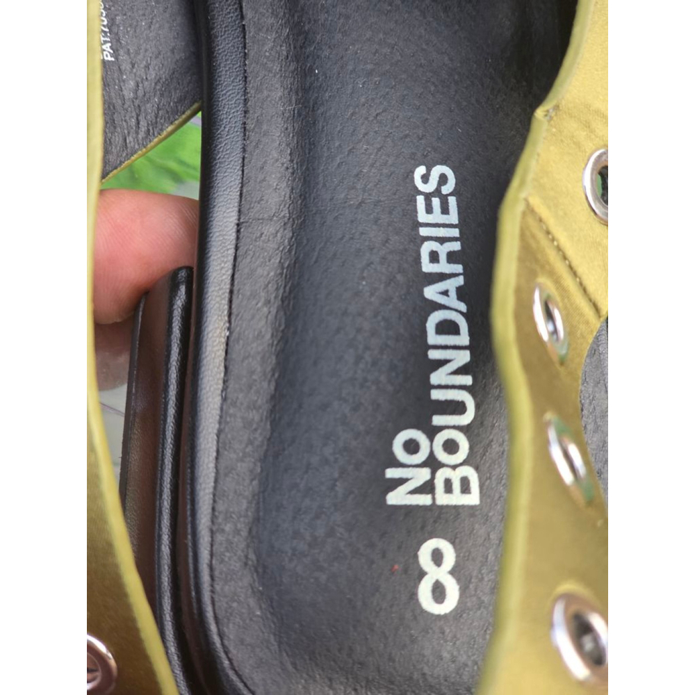 No Boundaries Olive Green Strappy Sandals Women’s Size 8 - Picture 6 of 7